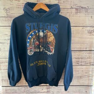 Sturgis 2004 Motorcycle Men's Medium Hoody Sweatshirt.